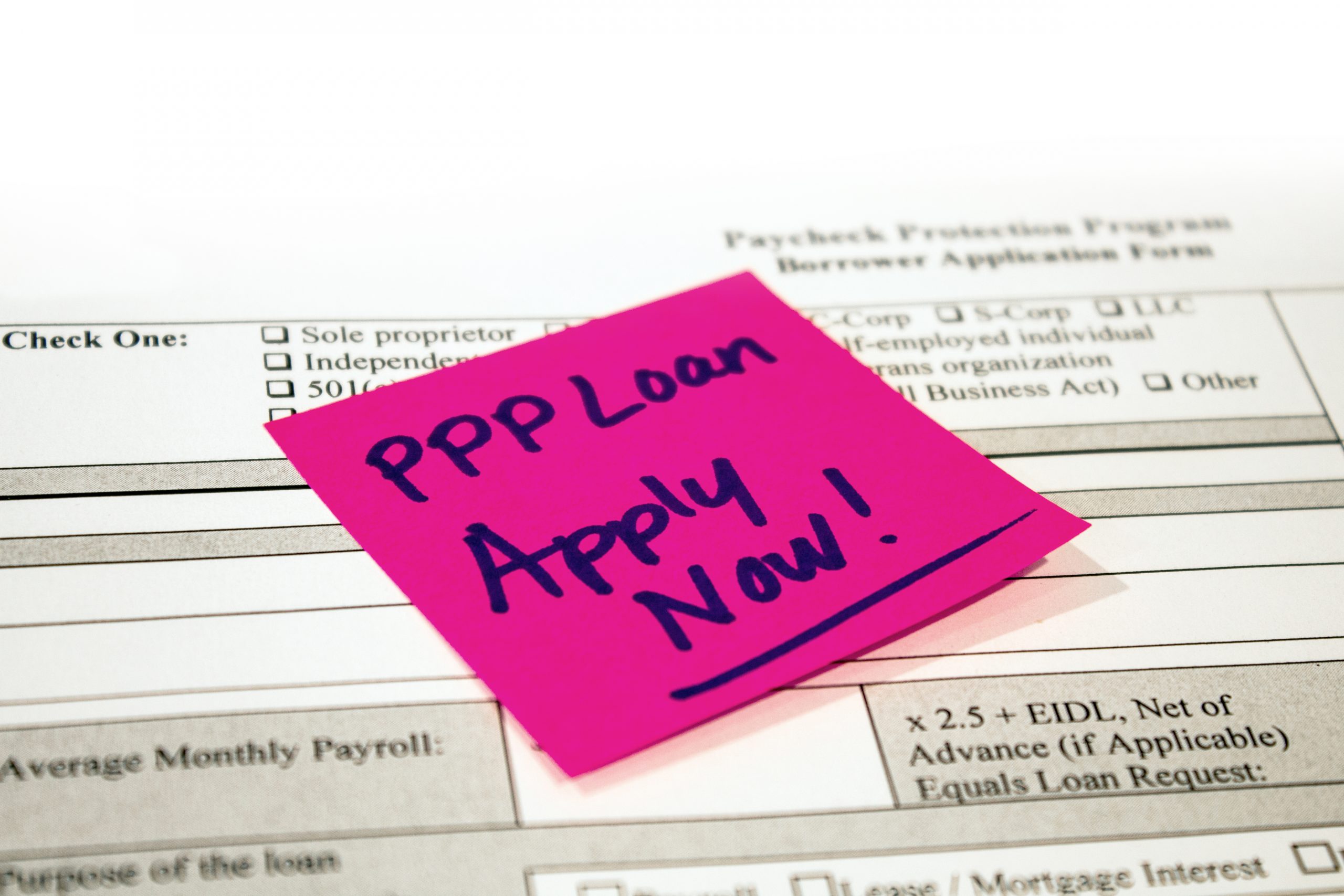 Paycheck Protection Program Application & Resources